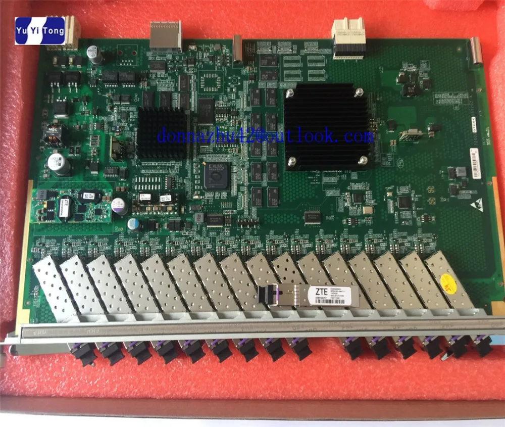 Оригинальный 16 GPON Pon карта ZTE C300 GTGH GTGHK OLT C320 с SFP C + модули включены | Мобильные