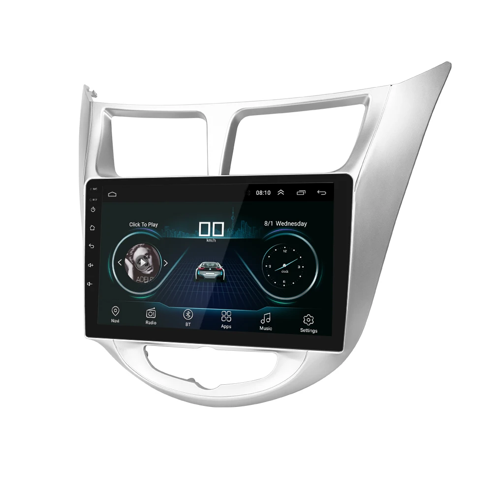 Cheap 1G+16G for Android 8.1 Car Radio Multimedia Stereo Audio Player Navi GPS 2 Din For Hyundai Verna Solaris Accent Blue Hatchback 5 Cheap 1G+16G for Android 8.1 Car Radio Multimedia Stereo Audio Player Navi GPS 2 Din For Hyundai Verna Solaris Accent Blue Hatchback 5