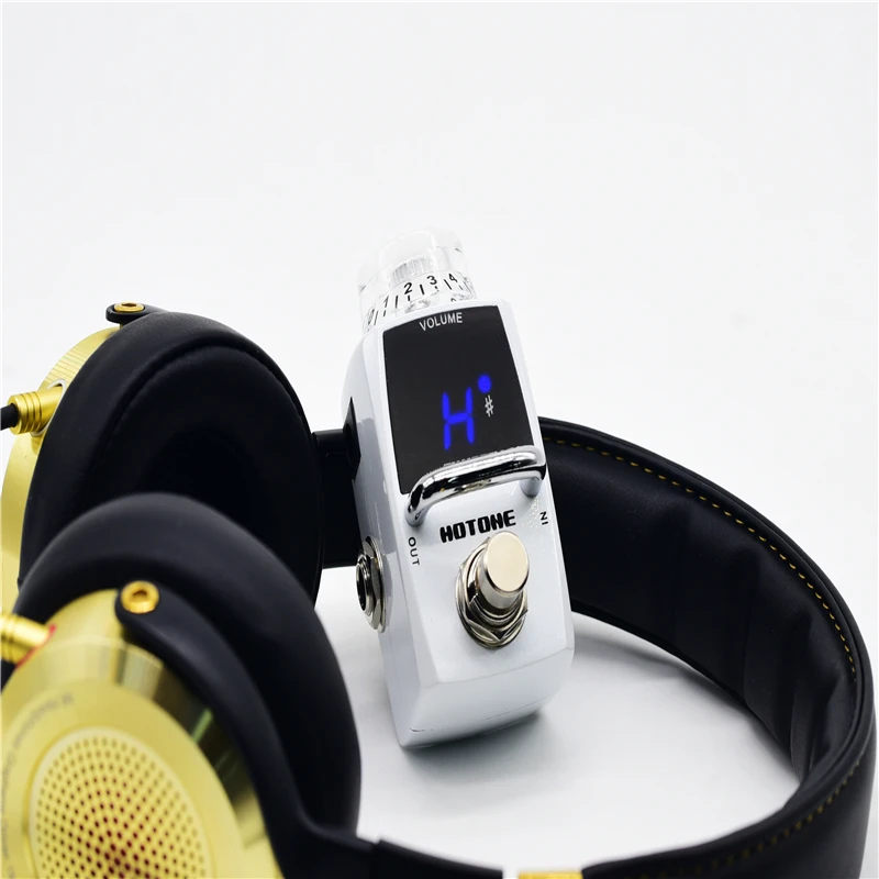 Hotone Smart Tiny Tuner LED Tuning Display True Bypass Guitar Pedal Tuner STU-1