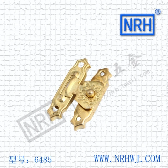 

NRH6485 industrial box buckle Lock Industrial fastener Luggage buckle The box buckle Gold plated iron