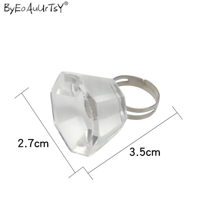 1pcs Disposable Eyelash Extension Glue Pads Stander Crystal Finger Ring Adhesive False Eyelash Pallet Holder Makeup Tool         (6)