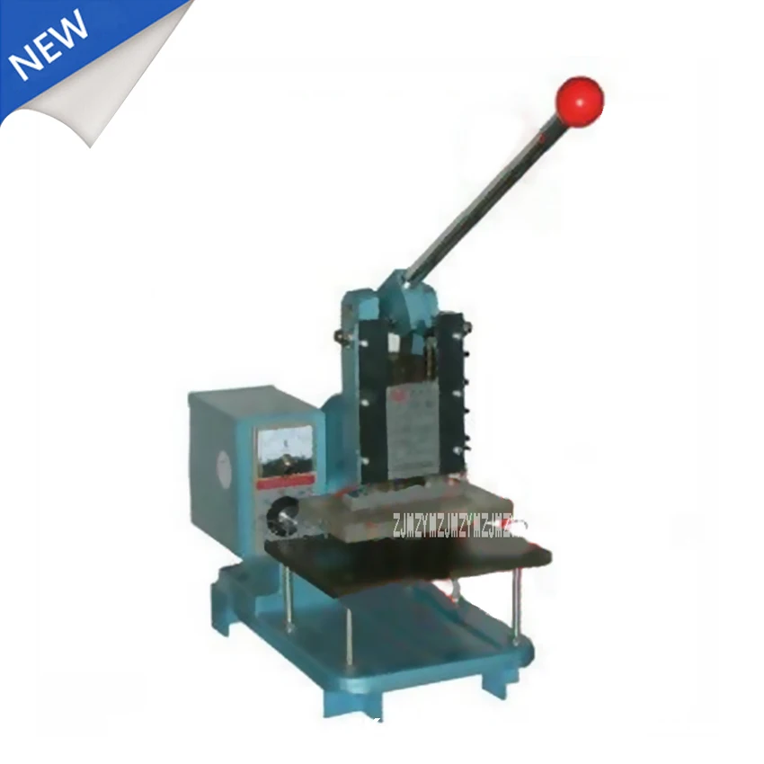 

New ZK-160 Manual Bronzing Machine Hot Stamping Machine for Business Card/ Indentation/ Leather Stamping Machine 110V/ 220V 500W
