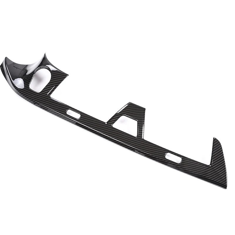 

For BMW 5 Series G30 528li 530li 540li 2018 Car Parts 1 Pcs Carbon Fiber ABS Center Console Air Conditioning Vent Frame Trim