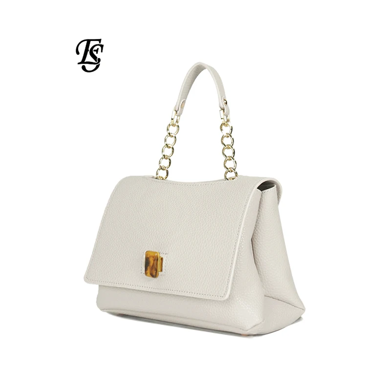 

E.SHUNFA brand new arrival chain ladies bag fashion new lychee pattern cover wild female bag shoulder crossbody bag
