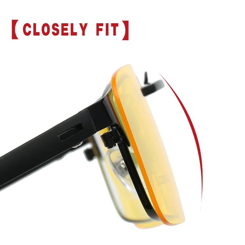 Skup Spolaryzowane okulary przeciwsłoneczne clip on okulary obiektyw żółty do krótkowzroczności krótkowzroczne mężczyźni kobiety noktowizor przeciwodblaskowy samochód jazdy gogle