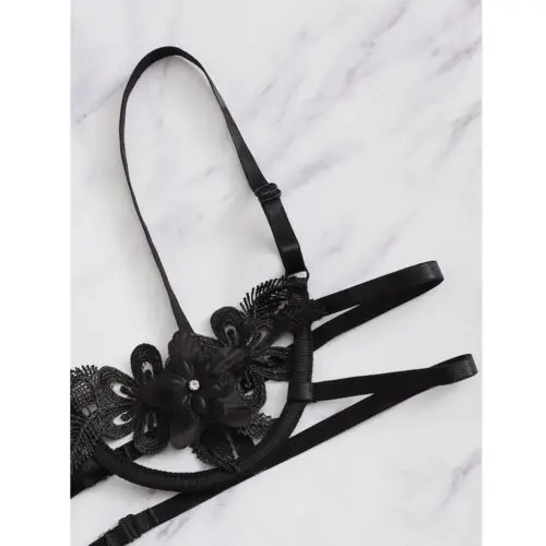 Sexy Womens Lingerie Set Lace Bra Sets Wireless Bra + Panty Underwear Babydoll