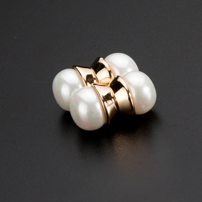 Hot sale ! White Pearl Round Health Care Earring hoop Earrings