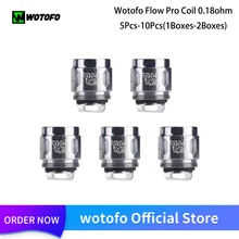 5 шт. 10 шт. Wotofo Flow Pro катушка 0.18ом для Wotofo Flow Pro Vape танк-Атомайзеры аксессуары для электронных сигарет