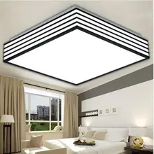 Square modern Led Ceiling Lights living lamparas LED light fixtures bedroom led kitchen lamp moderne luminaire 110/220V ceiling