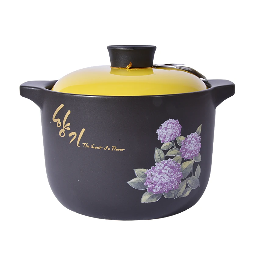 

New High Quality High Temperature Resistance Ceramic Casseroles Stew Soup Casseroles Fire Stockpot,Casseroles,3L/4L/6L Optional