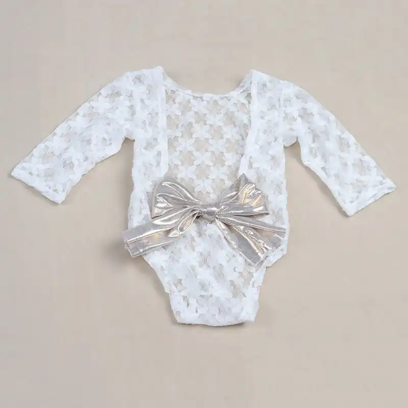 girls lace romper