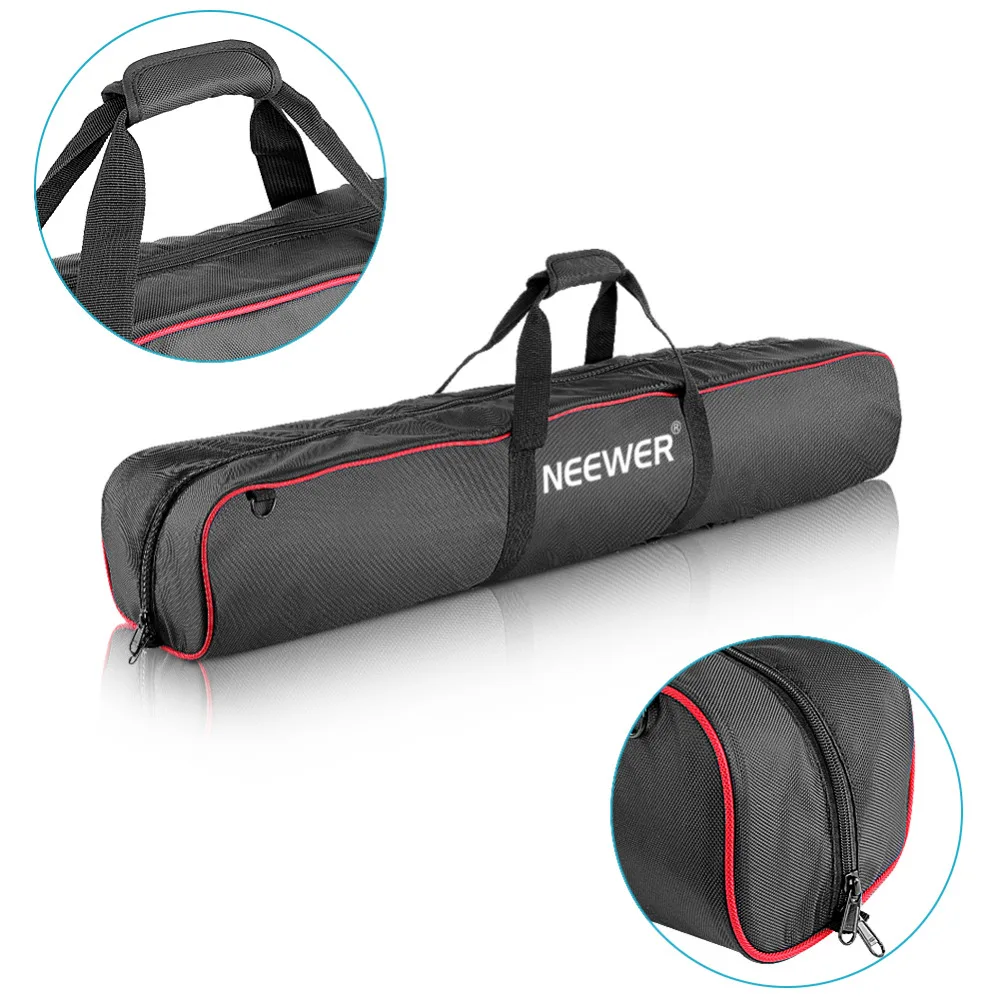  Neewer 2 Packs Photography Heavy Duty Light Stand with Hot Shoe Ball Head Adapter and Carrying Bag 