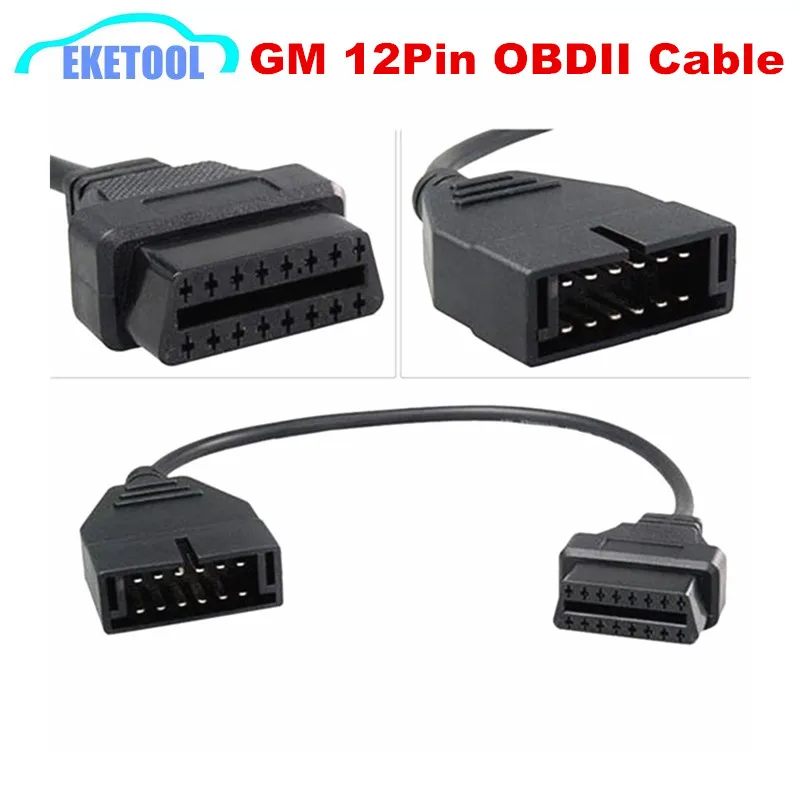 

Quality Best Connector Cable For GM 12PIN OBD OBDII Automotive Adapter For GM 12 Pin to 16 Pin Female Diagnosis Interface