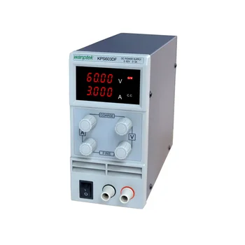

KPS603DF Adjustable High Precision Double LED Display Switch DC Power Supply Protection Function 60V3A 110V-230V 0.1V/0.001A EU