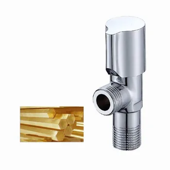 

G1/2*1/2 Brass Triangle Valve Water Heater Tap Universal Water Stop Valve Engineering Household Thickened Leakproof Angle Valve
