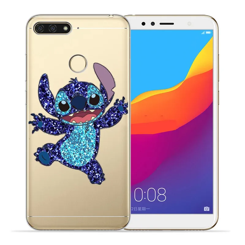 Роскошный Ститч мультфильм marvel для huawei II Y5 Y6 Prime Nova 2 3 4 3I Plus чехол для телефона Coque Etui funda Capinha - Цвет: 1275