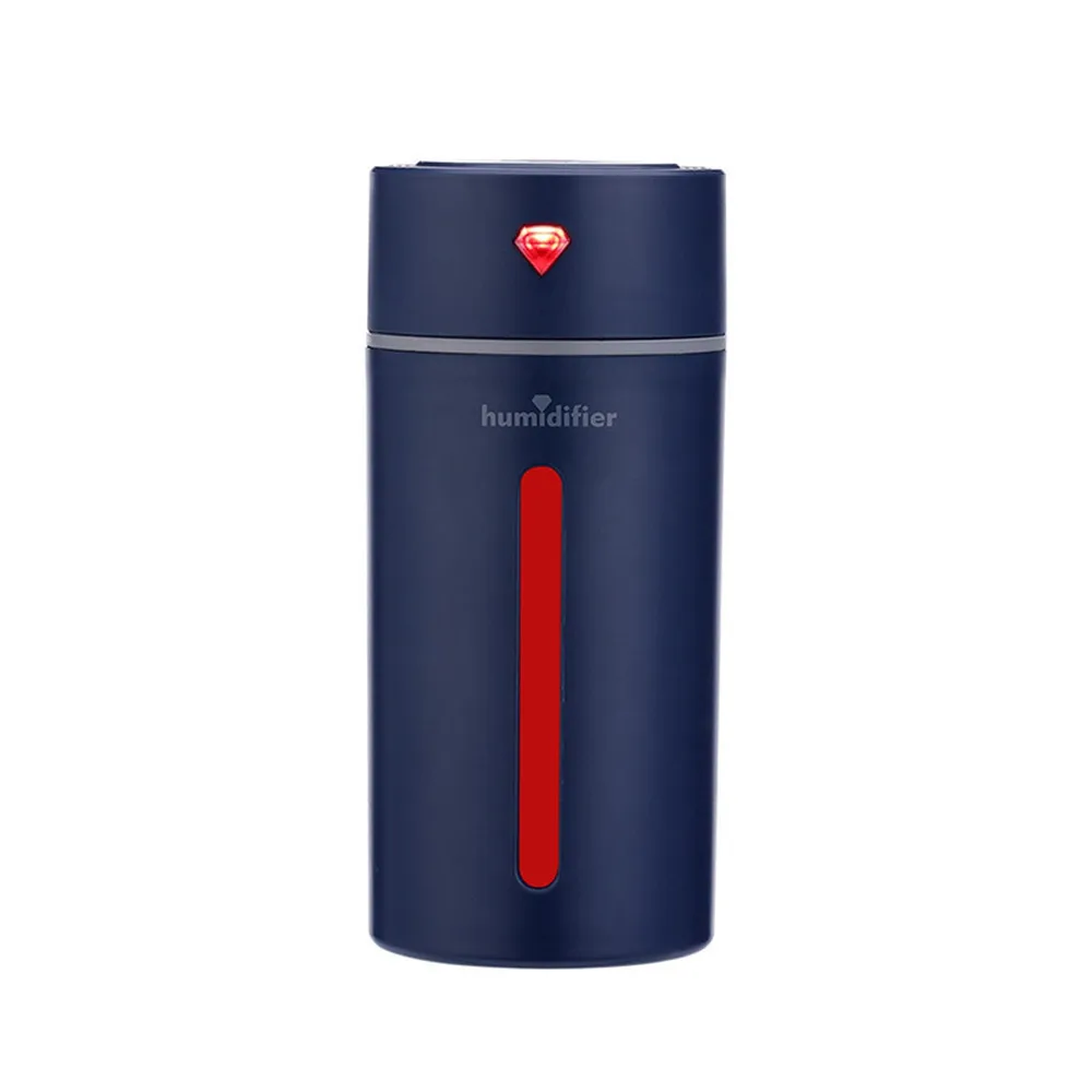 

UIM Diamond Cup Air Humidifier 250ML Portable Mute Home Office Mini Car Humidifier Power Off Protection Night Light Humidifier