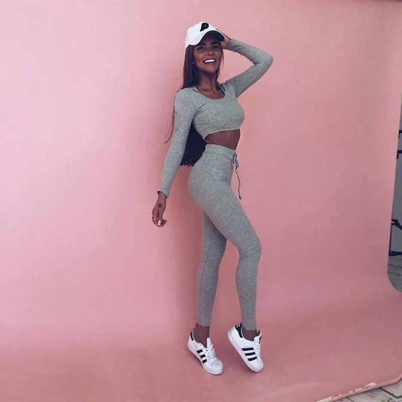 Yoga Set Sportswear for Women Spring Autumn U-neck Hooded Hoodies Sweatshirt+pants Casual Running Jog Set Sports Suit Tracksuit Yoga Set Sportswear for Women Spring Autumn U-neck Hooded Hoodies Sweatshirt+pants Casual Running Jog Set Sports Suit Tracksuit