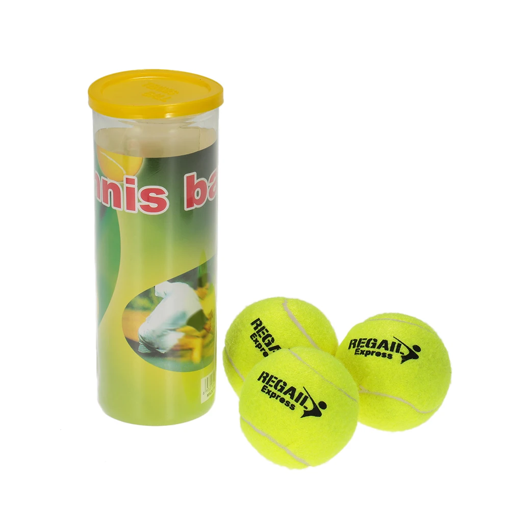 3 шт. высокопрочный мяч для игры в теннис практика прочный теннисный мяч тренировочный мяч s для начинающих соревнований