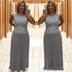2019 Capped Sleeves Lace Mother of the Bride Dresses Long Chiffon Wedding Party evening Gown vestido de madrinha 2019 Capped Sleeves Lace Mother of the Bride Dresses Long Chiffon Wedding Party evening Gown vestido de madrinha