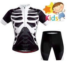 Team Kids Cycling Jersey Set Children Bike Suit Bicycle Cycling Set Ropa Ciclismo QuickDry Breathable Boys and Girls