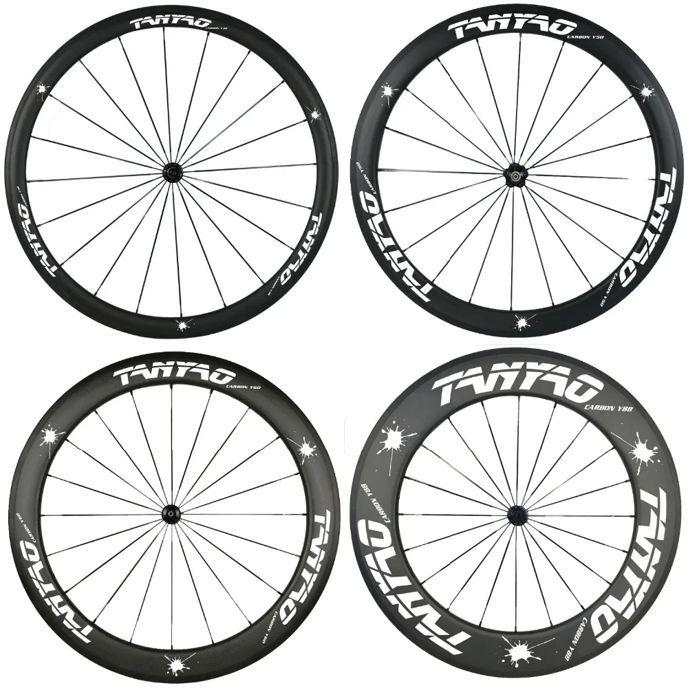 

New desgin 38mm 50mm 60mm 88mm carbon wheels 700c road bike carbon bicycle wheels clincher tubeless carbon wheelset