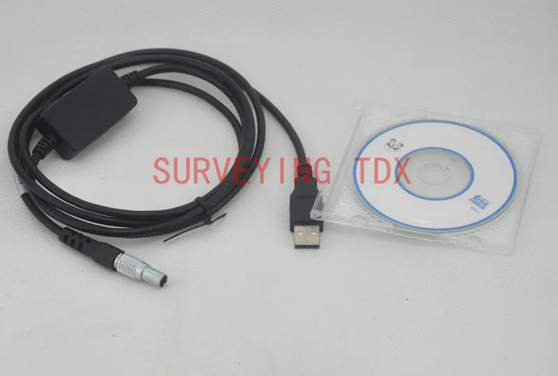 

New Equivalent GEV189(734700) USB Data Download Cable for Leica total station 0.B 5-pin