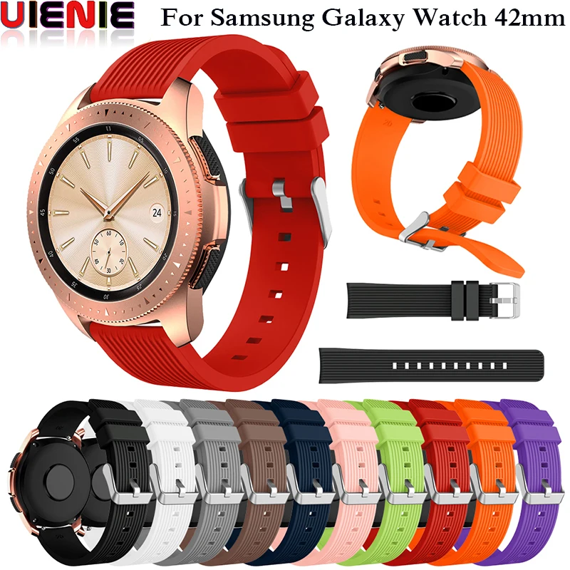 

20mm Silicone Strap For Samsung Galaxy Watch 42mm Watchband Rubber Strap For Xiaomi Huami Amazfit Bip BIT Lite Youth Watch Bands