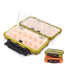 LEO водонепроницаемый рыболовный ящик для приманки 24 отделения двойной слой рыболовные снасти коробка