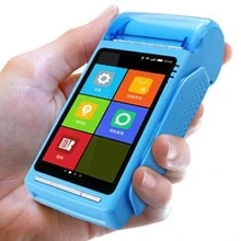 GPRS 3g WiFi мобильный NFC платежный терминал принтеры Android POS 4 дюймов модный сенсорный экран термопринтер android Ручной
