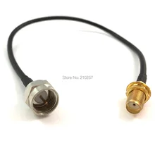 5 шт. F до разъема Sma F разъем со штекером Sma для женщин кабель-удлинитель для RG174 20 см для 4G маршрутизатор