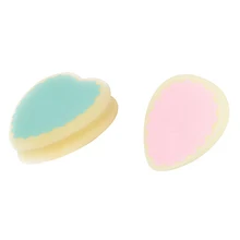 2 шт./компл. Магия безболезненного губка удаления волос колодки две разные формы эффективный Эпилятор за кожей лица губки для удаления волос