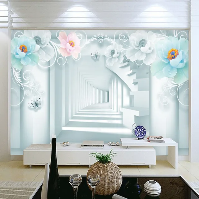 Benutzerdefinierte 3D Foto Moderne Wandbild Tapete Für Schlafzimmer ... Benutzerdefinierte 3D Foto Moderne Wandbild Tapete Für Schlafzimmer ...