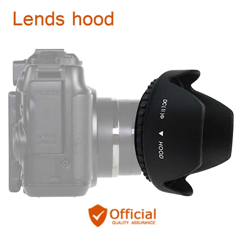 Бленда для объектива Nikon Canon Sony Fuji Olympus Panasonic DSLR 49 52 55 58 62 67 72 77 82 мм|lens hood|lens hood for nikonlens
