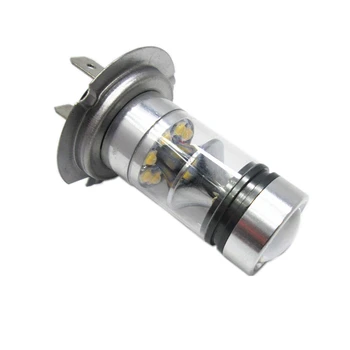 

High Power Fog Lights Canbus No Error Free H7 100W 20SMD 360 Degree Super bright Auto Driving Fog Tail Headlight Light Lamp DRL