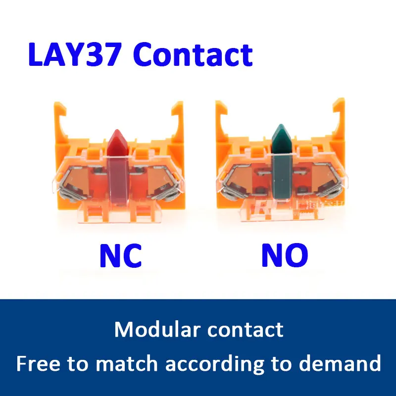 

1pcs high quality contact for push button switch lay37 1pcs NC 1pcsNO free to match according to demand