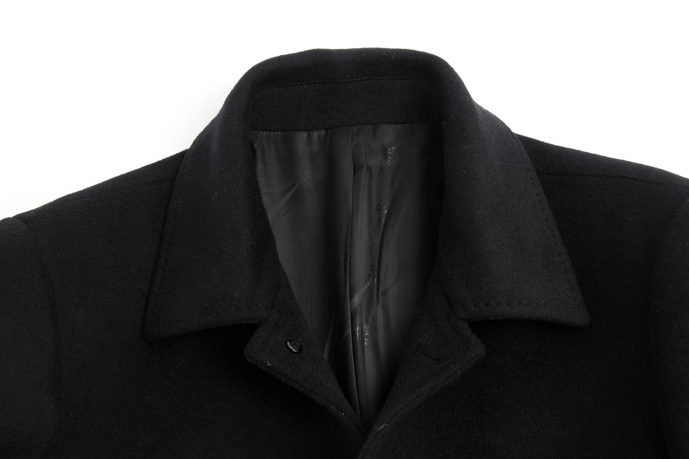 Кашемировое шерстяное пальто мужской деловой Повседневный Тренч Осень-зима куртка мужская верхняя одежда толстое Мужское пальто ZT1759