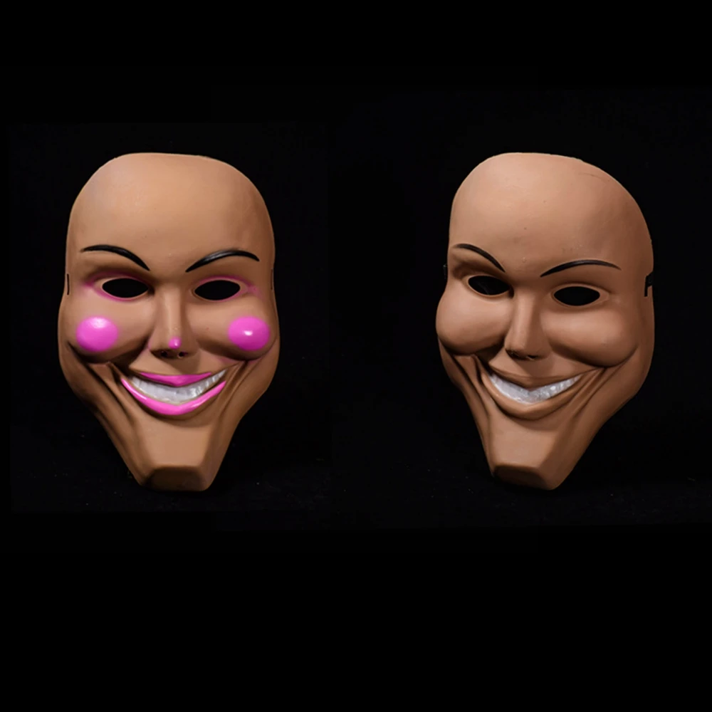 The Purge Grin Mask God Cross Scary Kiss Me God Smilling Halloween Masks Cosplay Party Full Face
