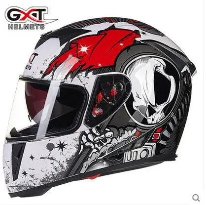 В продаже GXT анфас шлемы двойной козырек мото rcycle шлем Casco moto capacete