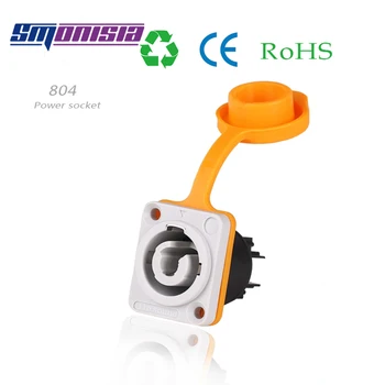 

Smonisia 5pcs Waterproof Aviation Power Connector Beam Stage Light LED Display Screen Power Jack Socket