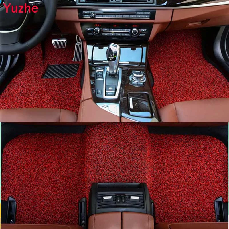 Автомобильный напольный коврик Yuzhe для Toyota Land Cruiser 200 Prado 150 120 Rav4 Corolla Highland Camry