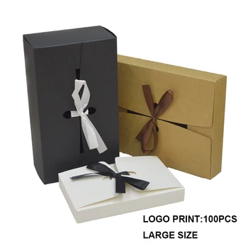 

10 pcs Cardboard Boxes For Gift Custom Box With Logo Paper Box For Packaging Kraft Small Boxes For Gifts Candy Giftbox Ribbon