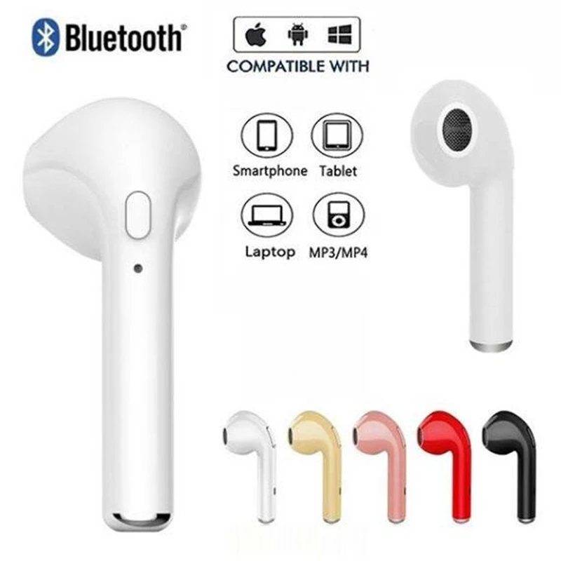Трендовые Беспроводные Bluetooth 4 1 наушники вкладыши I7 Tws гарнитура для Iphone x xr Android