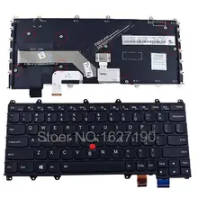 US клавиатура для Thinkpad Йога 260 черный с подсветкой With8 новый