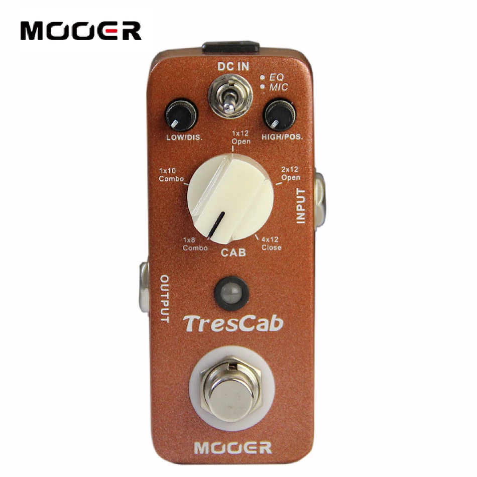 

MOOER MTC1-TresCab High-quality digital Cab simulated pedal guitar effect pedal