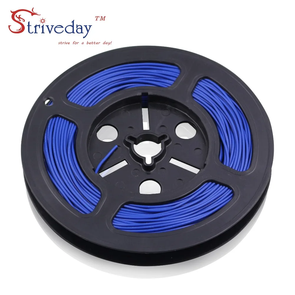 Striveday 30 м 28AWG UL1007 кабель Электронный провода для внутренней проводки электрические провода s DIY кабели 100FT 28 AWG