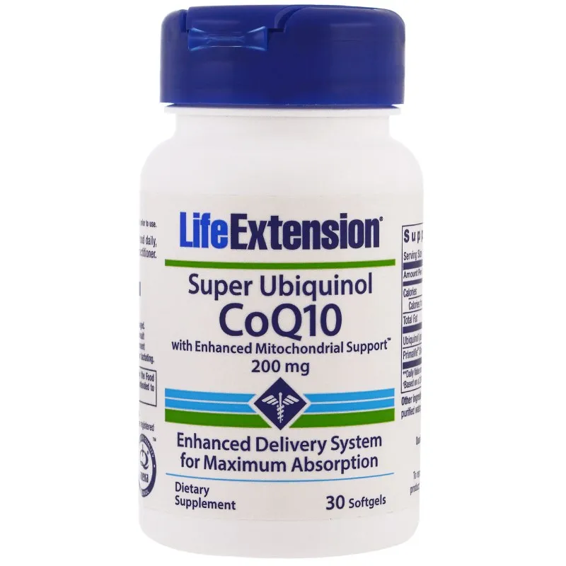 

Free shipping super ubiquinol CoQ10 200 mg 30 pcs