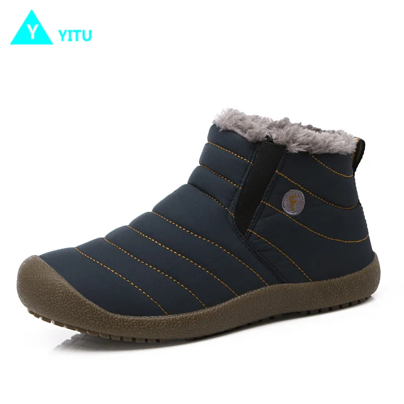 

YITU Winter Sneakers For Men Fishing Ankle Boots Women Breathable Hiking Shoes Outdoor Sports Shoes Mountain Climbing Sneakers