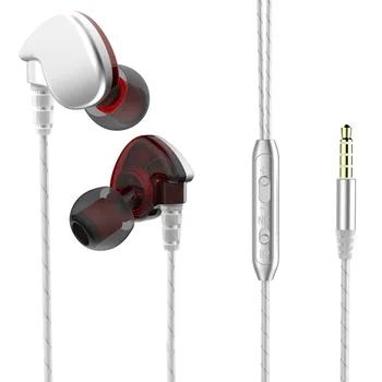 

In-ear Earphone Wired 3.5mm With Microphone For phone DJ Mp3 Sport Earphones Earbud Waterproof And Sweat Wired Earphones