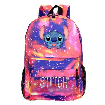 

Stitch Backpack Boys Girls Back to School Gift Bags Fashion Travel Bag for Teens Students Men Women Galaxy Laptop Backpack
